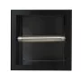 Balneo Wall-Box falba süllyeszthető 18 cm-es WC-papír tartó matt fekete kivitelben, modern fürdőszobai kiegészítő