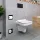 Balneo Wall-Box falba süllyesztett inox WC-papír tartó és tároló matt fekete kivitelben, modern fürdőszobai kiegészítő
