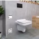 Balneo Wall-Box falba süllyesztett inox WC-papír tartó és tároló króm kivitelben, modern fürdőszobai kiegészítő