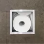 Balneo Wall Box falba süllyesztett króm WC papír tároló inox kivitelben