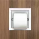 Balneo Wall-Box falba süllyeszthető 18 cm-es WC-papír tartó matt fehér kivitelben, praktikus fürdőszobai kiegészítő