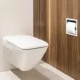 Balneo Wall-Box falba süllyeszthető 18 cm-es WC-papír tartó matt fehér kivitelben, praktikus fürdőszobai kiegészítő