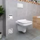 Balneo Wall-Box falba süllyesztett inox WC-papír tartó és tároló matt fehér kivitelben, praktikus fürdőszobai kiegészítő