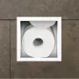 Balneo WALL-BOX PAPER 3 falba süllyeszthető doboz/WC papír polc, matt fehér PB-WH3 – BAL-PBWH3