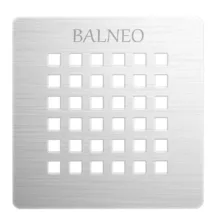 Balneo Stone Tray kompozit zuhanytálcához rozsdamentes acél rács, króm STCOVER-INOX – BAL-STCOVERINOX