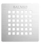 Balneo Stone Tray kompozit zuhanytálcához rozsdamentes acél rács, króm STCOVER-INOX – BAL-STCOVERINOX