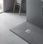 Balneo Stone Tray kompozit zuhanytálcához rozsdamentes acél rács, króm STCOVER-INOX