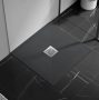 Balneo Stone Tray kompozit zuhanytálca 90x90x2,5 cm, sötétszürke STFDG909025