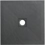Balneo Stone Tray kompozit zuhanytálca 90x90x2,5 cm, sötétszürke STFDG909025
