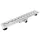 Balneo Decor NEXT Wave rozsdamentes acél padlólefolyó szett 70 cm, króm Wave70N – BAL-Wave70N