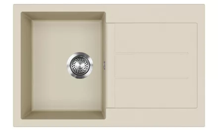 Blanco Evido Cubo 45S gránit 78x50 cm mosogató lefolyógarnitúrával, bézs 105528