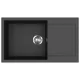 Blanco Evido Cubo XL 6S Compact gránit 86x50 cm mosogató, antracit 105539