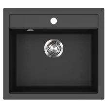   Blanco Evido Quadro 6 gránit 56x51 cm mosogató, antracit 105542