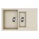 Blanco Evido Cubo 6S Compact két medencés gránit 80x50 cm mosogató, bézs 105572