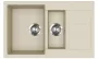 Blanco Evido Cubo 6S Compact két medencés gránit 80x50 cm mosogató, bézs 105572
