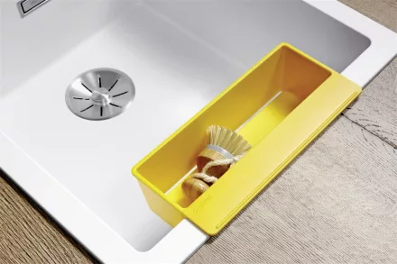 Blanco Sitybox műanyag kosár mosogatótálcákhoz, citromsárga 236721