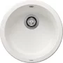 Blanco Rondo 45 Silgranit mosogató túlfolyóval és lefolyógarnitúrával, matt fehér 511621