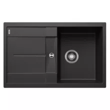   Blanco Metra 45 S gránit mosogató csepegtető felülettel 78x50 cm és lefolyógarnitúrával, antracit 513194