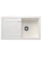Blanco Metra 5 S gránit mosogató csepegtetővel 86x50 cm lefolyógarnitúrával, fehér 513205
