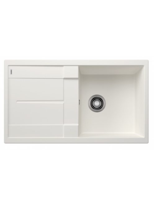Blanco Metra 5 S gránit mosogató csepegtetővel 86x50 cm lefolyógarnitúrával, fehér 513205