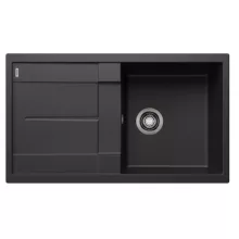   Blanco Metra 5 S gránit mosogató csepegtetővel 86x50 cm lefolyógarnitúrával, antracit 513212