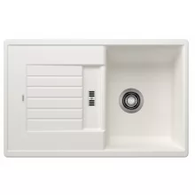   Blanco Zia 45 S egymedencés gránit mosogató csepegtetővel 78x50 cm, fehér 514726