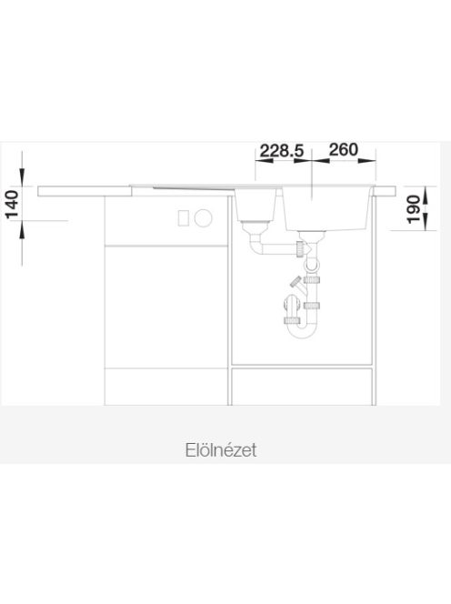 Blanco Zia 6 S Silgránit két medencés mosogató szűrőkosárral és csepegtetővel 100x50 cm, fehér 514742