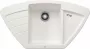Blanco Zia 9 E gránit mosogató 93x51 cm csepegtetővel és gyümölcsmosóval, fehér 514758