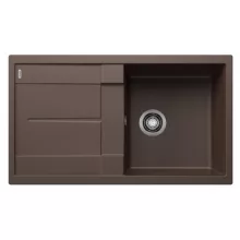   Blanco Metra 5 S gránit mosogató csepegtetővel 86x50 cm lefolyógarnitúrával, kávé 515042
