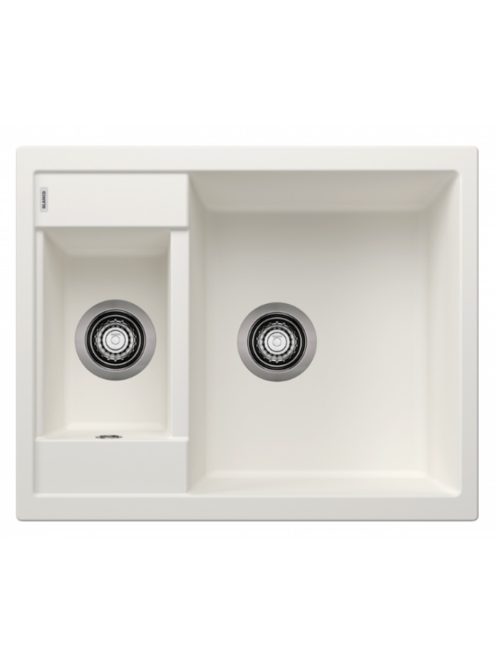 Blanco Metra 6 gránit mosogató 61,5x50 cm, lefolyógarnitúrával, fehér 516173