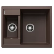   Blanco Metra 6 gránit mosogató 61,5x50 cm, lefolyógarnitúrával, kávé 516180