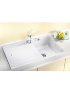 Blanco Zia 45SL egymedencés gránit mosogató csepegtetővel 86x50, lefolyógarnitúrával, kávé 516745