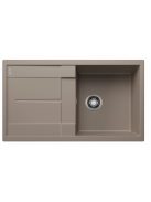 Blanco Metra 5 S gránit mosogató csepegtetővel 86x50 cm lefolyógarnitúrával, tartufo 517349