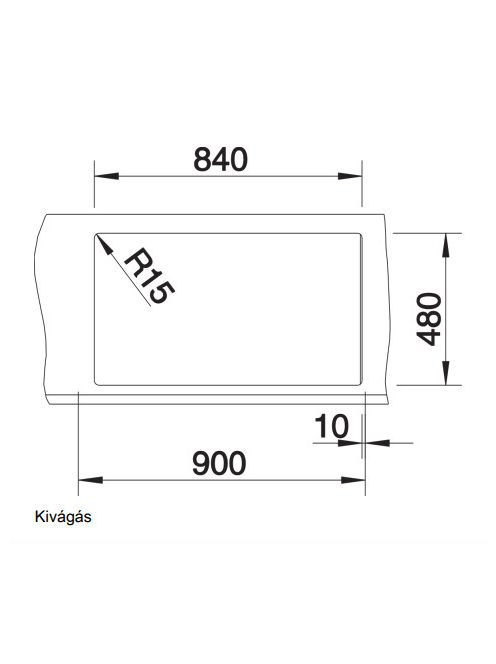 Blanco Metra 9 két medencés gránit mosogató lefolyógarnitúrával 86x50 cm, balos / tartufo 517364