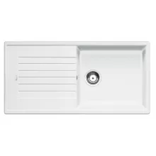   Blanco Zia XL 6 S egy medencés gránit mosogató csepegtető felülettel 100x50 cm, fehér 517571