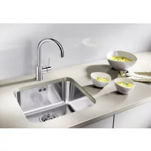   Blanco Supra 400-U egymedencés rozsdamentes acél mosogató 43x43 cm, fényezett 518201