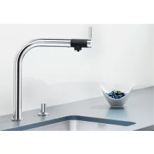   Blanco Vonda ergonomikus kezelőkarkos mosogató csaptelep, króm 518434