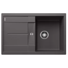  Blanco Metra 45 S gránit mosogató csepegtető felülettel 78x50 cm és lefolyógarnitúrával, palaszürke 518869
