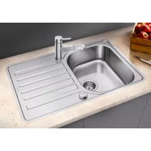   Blanco Lantos 45 S-IF Compact egymedencés fényezett rozsdamentes acél mosogató 76,8x48,8 cm, csepegtetővel 519059