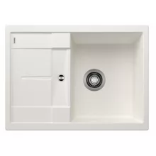   Blanco Metra 45 S Compact egymedencés gránit mosogató csepegtetővel 68x50 cm, fehér 519565
