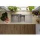 Blanco Naya 8 S Silgranit két medencés 116x50 cm mosogató, balos/tartufo 519660