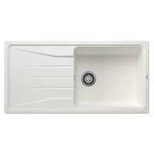   Blanco Sona XL 6 S egy medencés gránit mosogató csepegtető felülettel 100x50 cm, fehér 519692