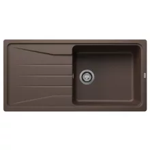   Blanco Sona XL 6 S egy medencés gránit mosogató csepegtető felülettel 100x50 cm, kávé 519697