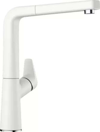 Blanco Avona-S Silgranit-look kihúzható fejes mosogató csaptelep, silgranit fehér 521280