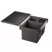   Blanco Flexon II XL 60/3 fiókba építhető hulladékgyűjtő, fekete 521473