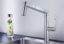 BLANCO Panera-S kihúzható zuhanyfejes magasnyomású mosogató csaptelep, fényes rozsdamentes 521547