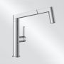 BLANCO Panera-S kihúzható zuhanyfejes magasnyomású mosogató csaptelep, fényes rozsdamentes 521547