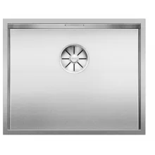   Blanco Zerox 500-U bársonyos matt felületű rozsdamentes acél mosogató 54x44 cm kiegészítőkkel 521559