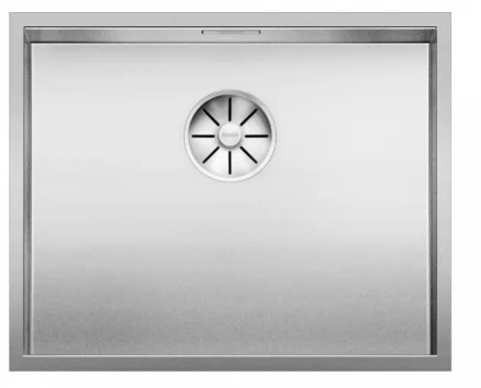 Blanco Zerox 500-U bársonyos matt felületű rozsdamentes acél mosogató 54x44 cm kiegészítőkkel 521559