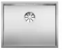 Blanco Zerox 500-U bársonyos matt felületű rozsdamentes acél mosogató 54x44 cm kiegészítőkkel 521559